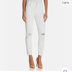 J BRAND- ALANA WOMENS DENIM HIGH RISE SKINNY JEANS
